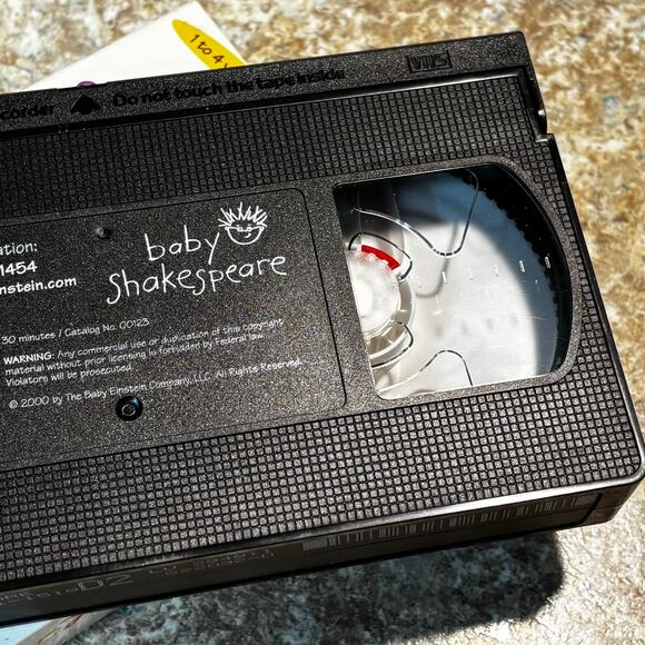 Baby Einstein Baby Shakespeare Beethoven Poetry VHS Tape 1-4 Years Old Education - Picture 8 of 12